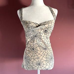 The Oblong Box Shop Spider Web Top